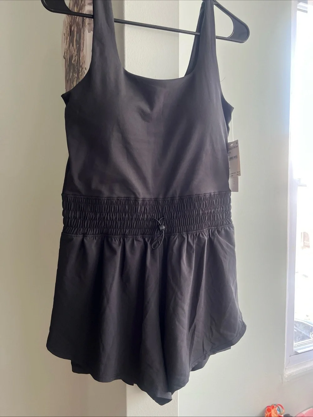 Yogalicious Lux Short Romper Black  NWT Size medium